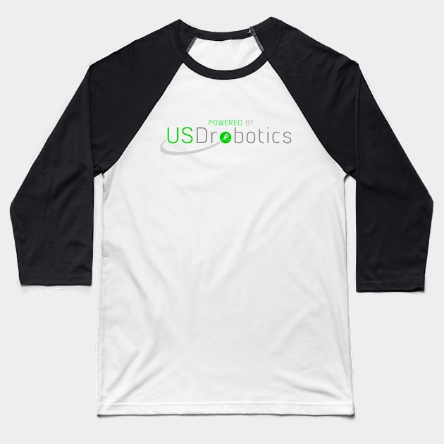 USDrobotics Standard Corporate Logo Baseball T-Shirt by usdrobotics